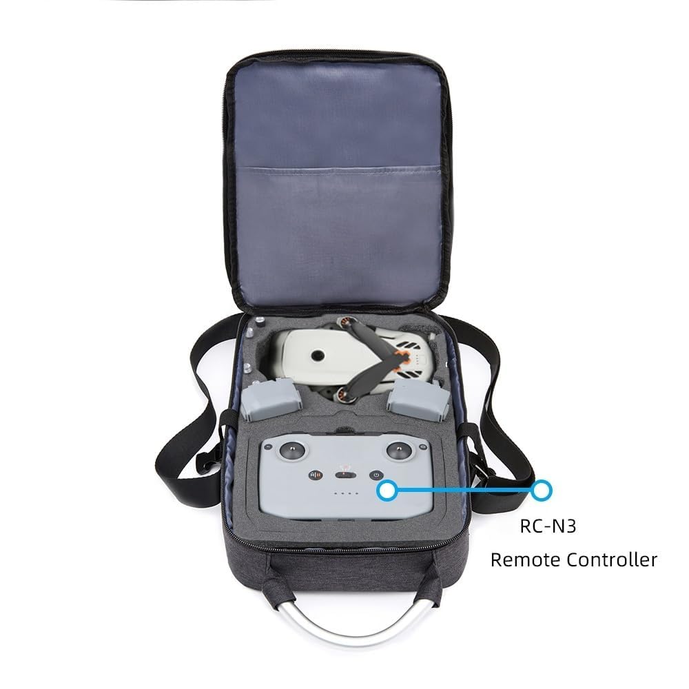 Borsa di immagazzinaggio per DJI Lito X1/Lito 1, custodia da trasporto portatile organizzatore da viaggio borsa a tracolla EVA custodia protettiva per Lito 1/X1 Drone RC-N3/RC 2 controller batterie