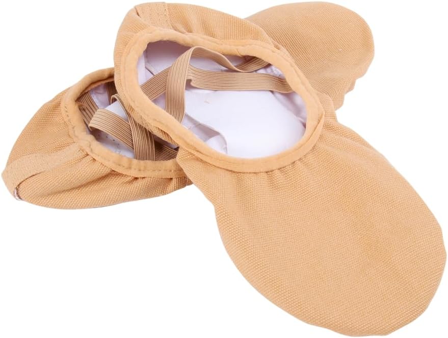 Amosfun Laceless Yoga Shoes Breathable Ballet Dance Sneakers with Non-Slip Sole for Women and Men Size 6.5 Elastic Fit for Yoga Pilates and Modern Dance