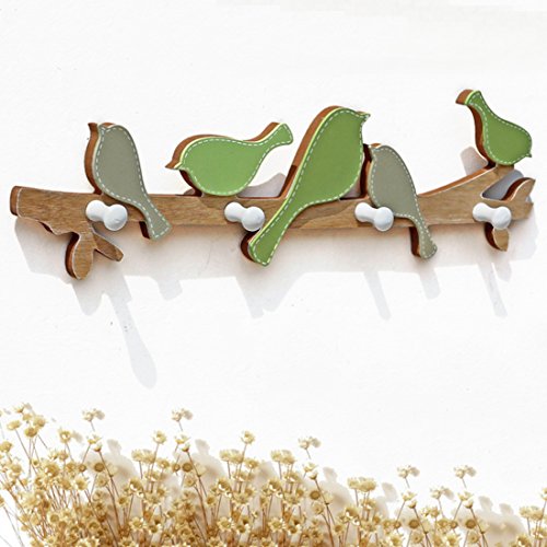 Teckpeak Appendiabiti Bambini Parete Legno