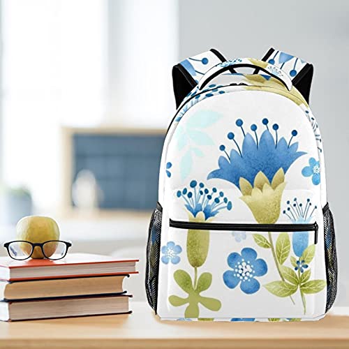 Sac à dos de voyage mignon avec pendentif fleurs style rétro