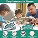 Tutamaz Interaktives Tischfußballspiel, Table Soccer Tischfussball Kinder Mini Tischkicker Desktop Spielzeug Tisch Fußball Kit mit 6 Fußbälle Weihnachten Fußball Geschenke für Jungs Kinder Erwachsene