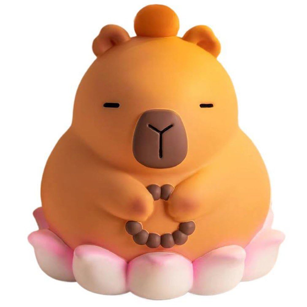 Tirelire capybara haut de gamme, décoration de bureau soignée
