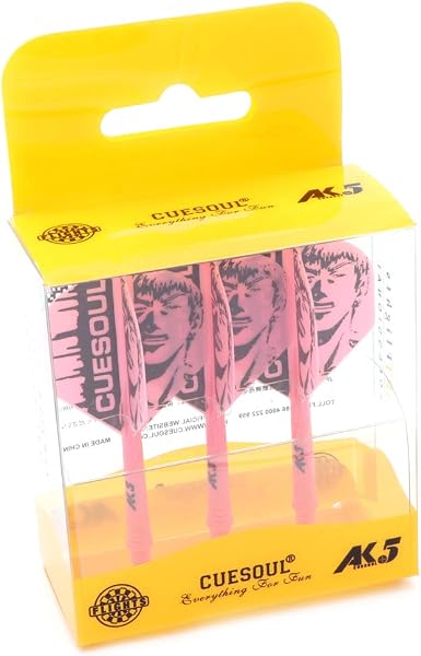 CUESOUL Rost Cañas integradas de Dardos y Plumas de Dardos de Forma estándar, Juego de 3 Piezas - 5