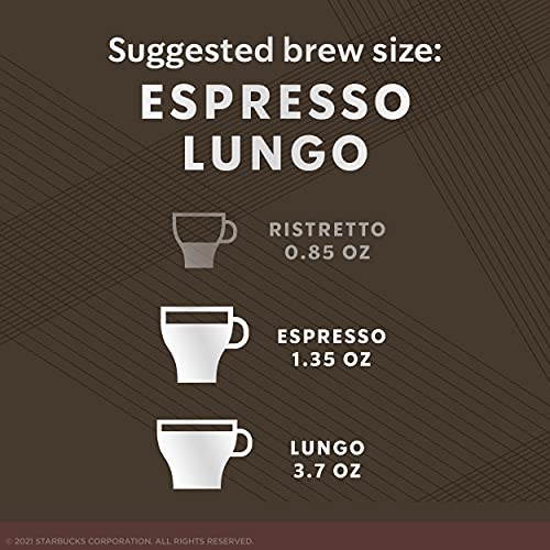 Image of Starbucks by Nespresso Original Line Dark Roast Italian Roast Coffee, 50-count Espresso Pods