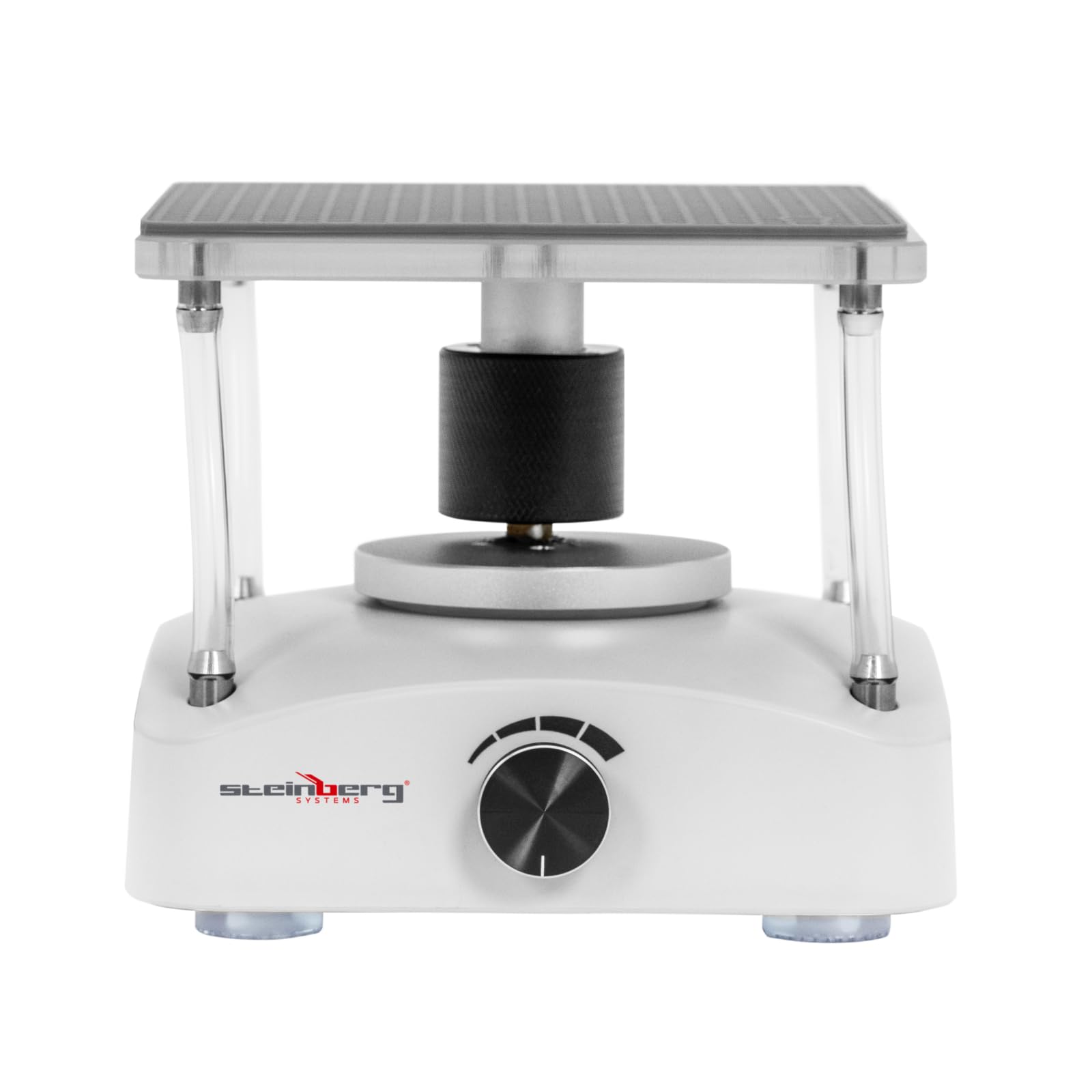 Steinberg Systems Agitador 3D con Velocidad de 100 rpm 18 x 18 cm Ángulo de 0 - 8° para hasta 2 kg Agitador de plataforma Agitador de laboratorio Mezclador orbital