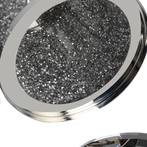 Xl Size Crushed Diamond Crystals Filled Canister / Storage Jar For Kitchen,Home,Office,Luxury Decor | Gifts For Her #TOP4