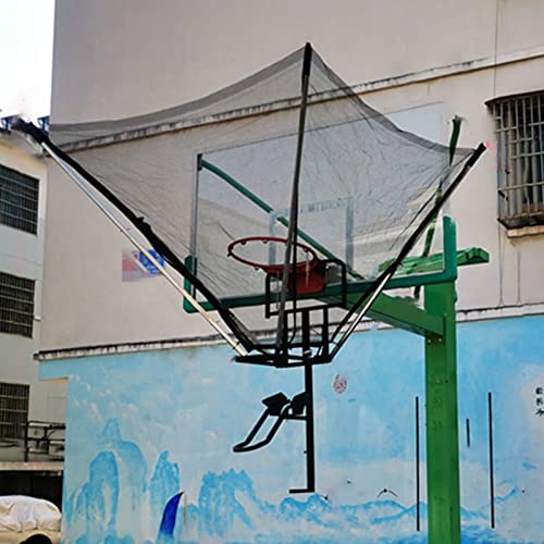 Appareil de retour de tir de basket-ball rotatif et portable pour entraînement individuel