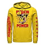 WWE Superstar Hulk Hogan Hoodie - Hulkamania - Mens World Wrestling Champion Costume Hoodie Sweatshirt (Yellow, X-Large)