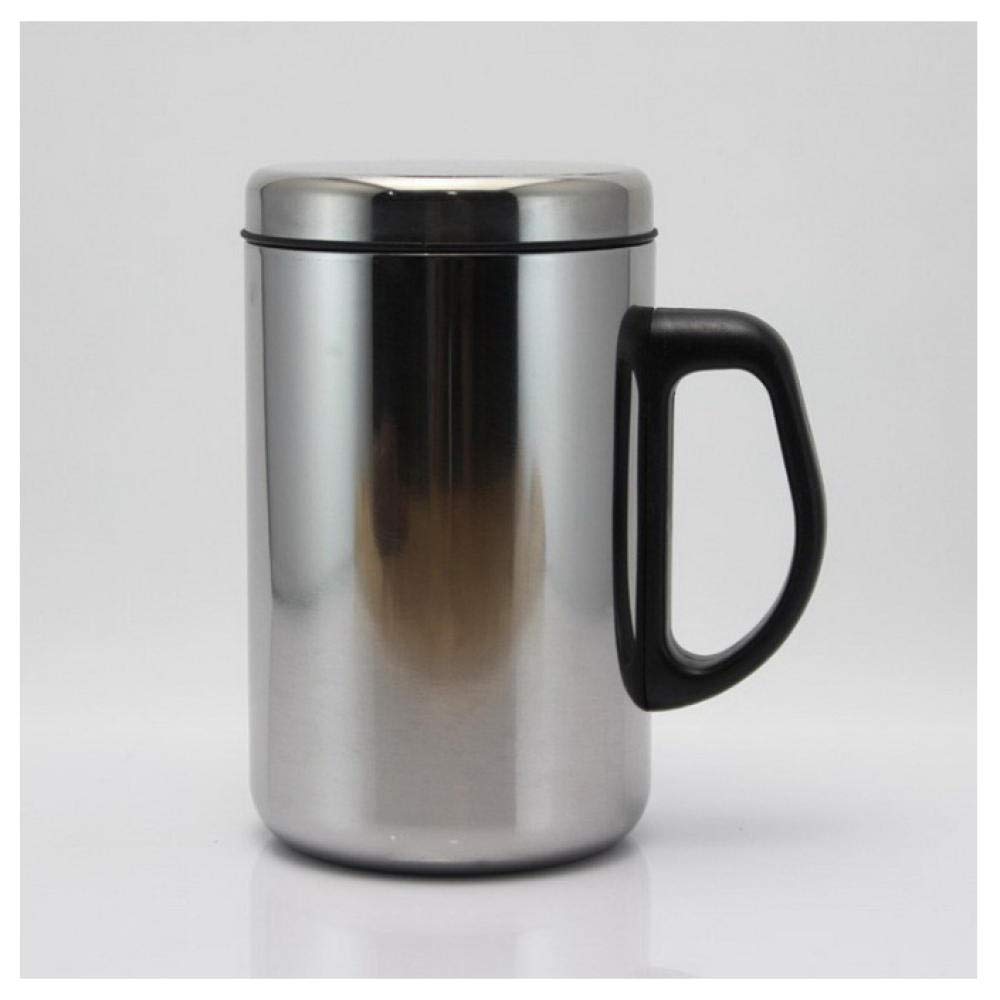 Taza térmica aislada de acero inoxidable no magnética de doble capa taza de té fácilmente aislada