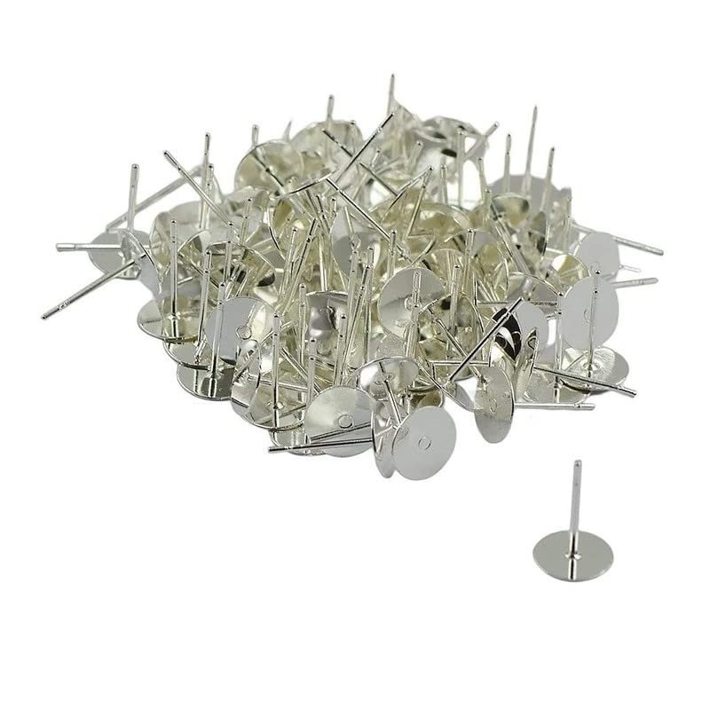 NAVMAV Flat Round Earring Post Kit Stainless Steel Flat Round Post Ear Stud Jewellery Findings Earring Making Metal Earings Pin 75pairs for Women & Girls (B0BS418Z2Z) Amazon Price History, Amazon Price Tracker