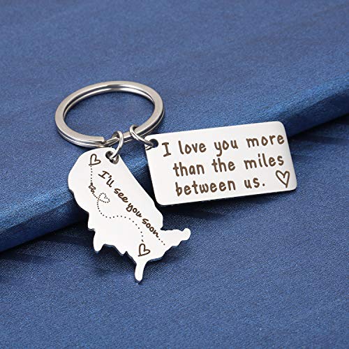 I Love You More Than The Miles Between Us Long Distance, 1 Pack, Size No Size3