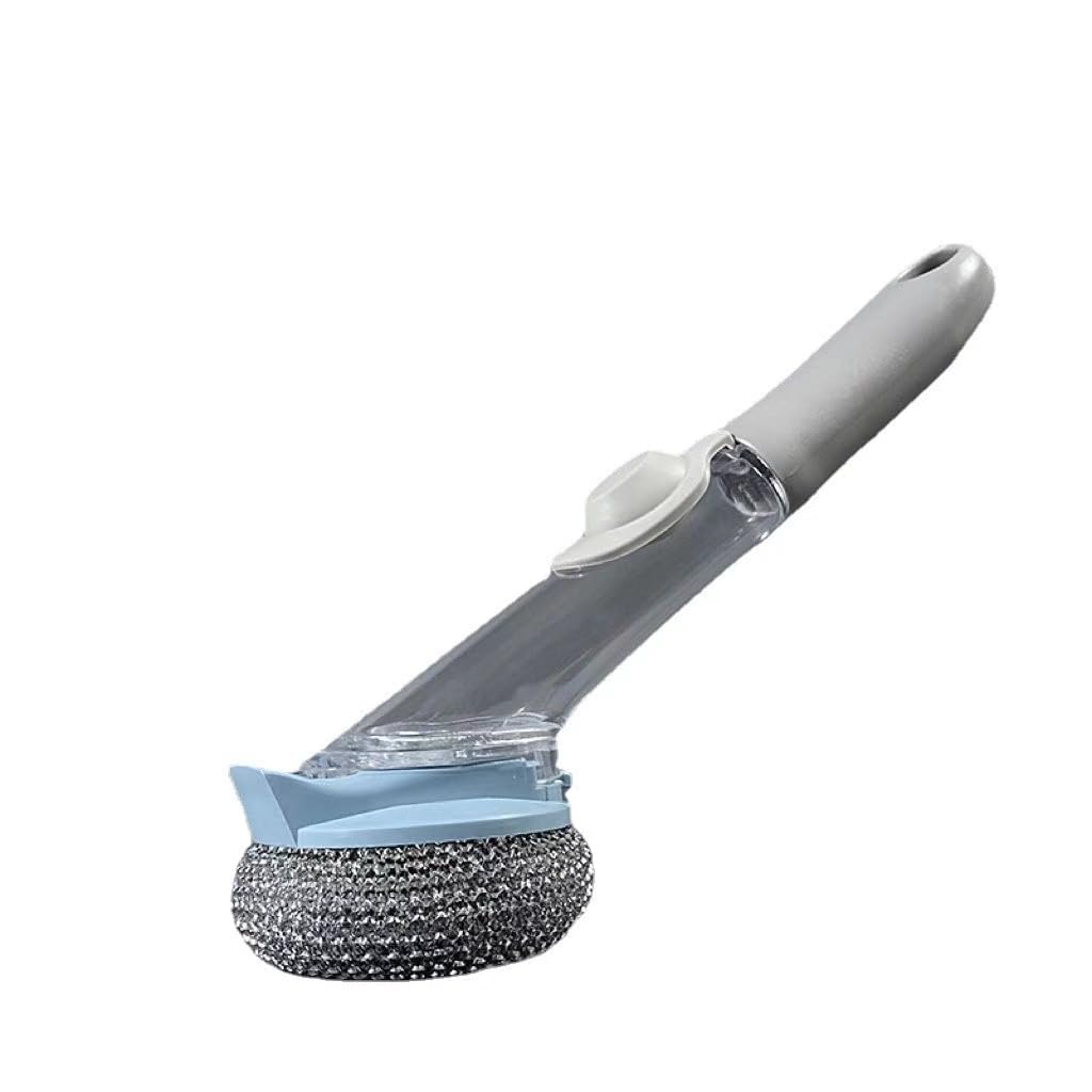 Brosse à récurer manche ergonomique : élimine les taches tenaces