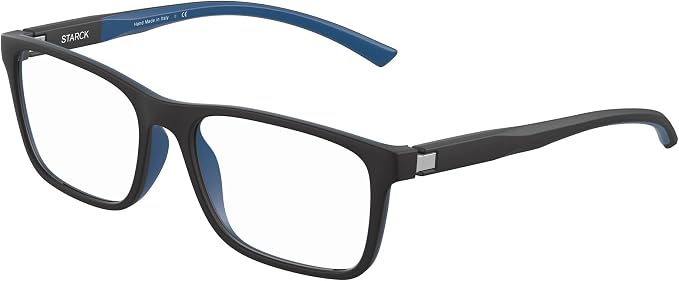 starck Montatura Occhiali da Vista Uomo 3070 0002 Nero Pillow Arrotondato  Blu : Amazon.it: Abbigliamento