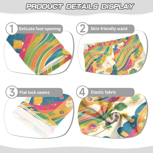 KLL Shamrock and Polka Dot Toddler Girls' Cotton Leggings Stretch Full Length Activewear Sports3