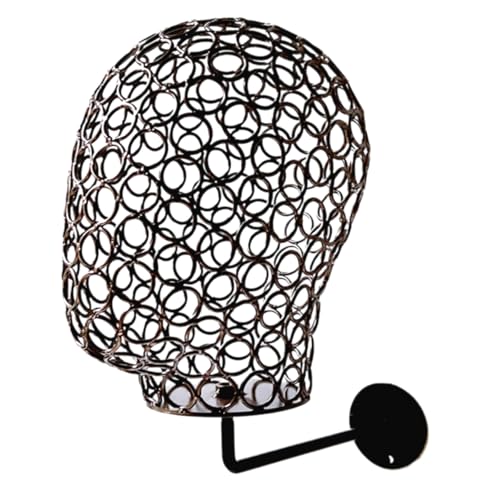 Support en métal pour perruques porte-chapeau et calotte stable