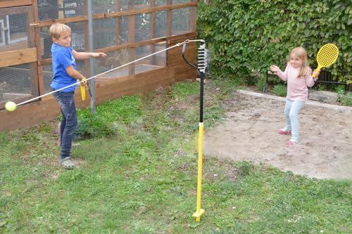 Unbekannt SportFit 652-91 Twist Ball Outdoor-Spiel Set, 140 cm Stange, 2 Schläger, 1 Ball