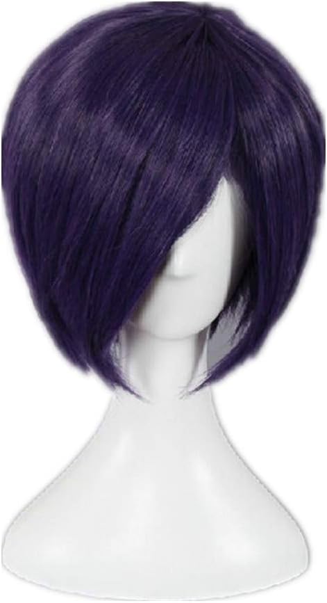 Kadiya Short Purple Synthetic Hair Anime Cosplay Wigs Synthetic Hair