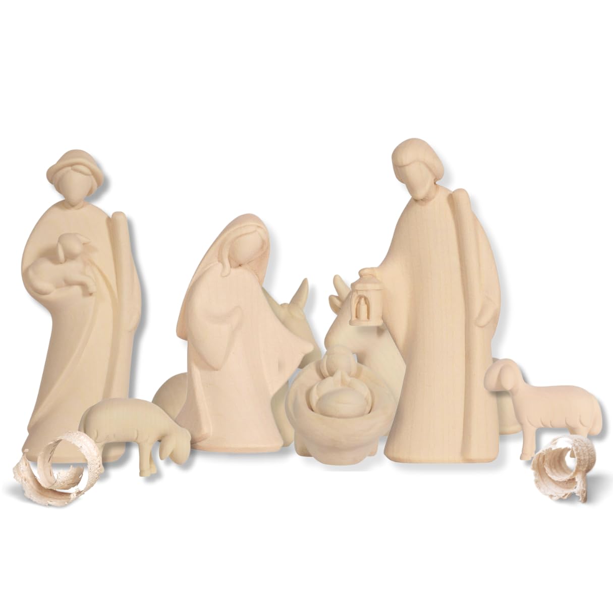 Akantus Krippe Leonardo Krippenfiguren: 8er Set (10 cm)