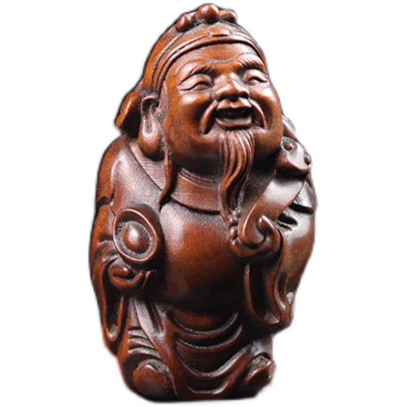 福の神像 置物 Amazon.co.jp: 仏像 ミニ 福の神 美術品 ツゲ 彫刻仏像 七福神置物 木
