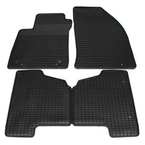 Bouton poussoir de tapis SCHOENEK 453619 noir pour Opel et Chevrolet, lot de 4 pièces