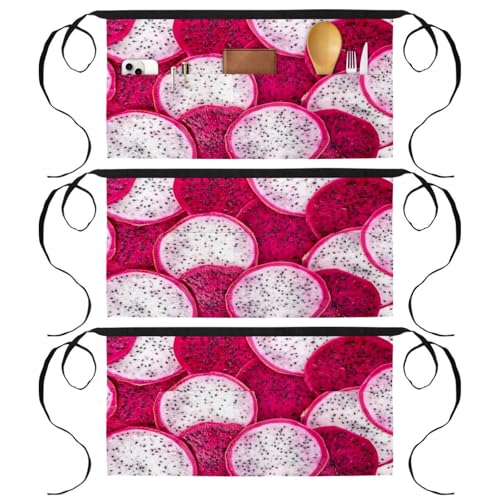 Demi-tablier de cuisine et pâtisserie lot de 3 idéal pour le nettoyage de la maison
