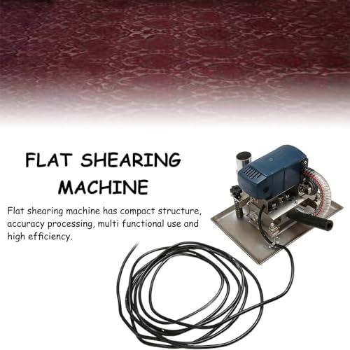 Carpet Trimmer, Portable Rug Shearing Machine, 3-Inch Carpet Flattening Machine, Easy to Use, Flexible Mobility, for Trimmer Tufting, Carpet Trimming and Restoration 220V — 사진 2