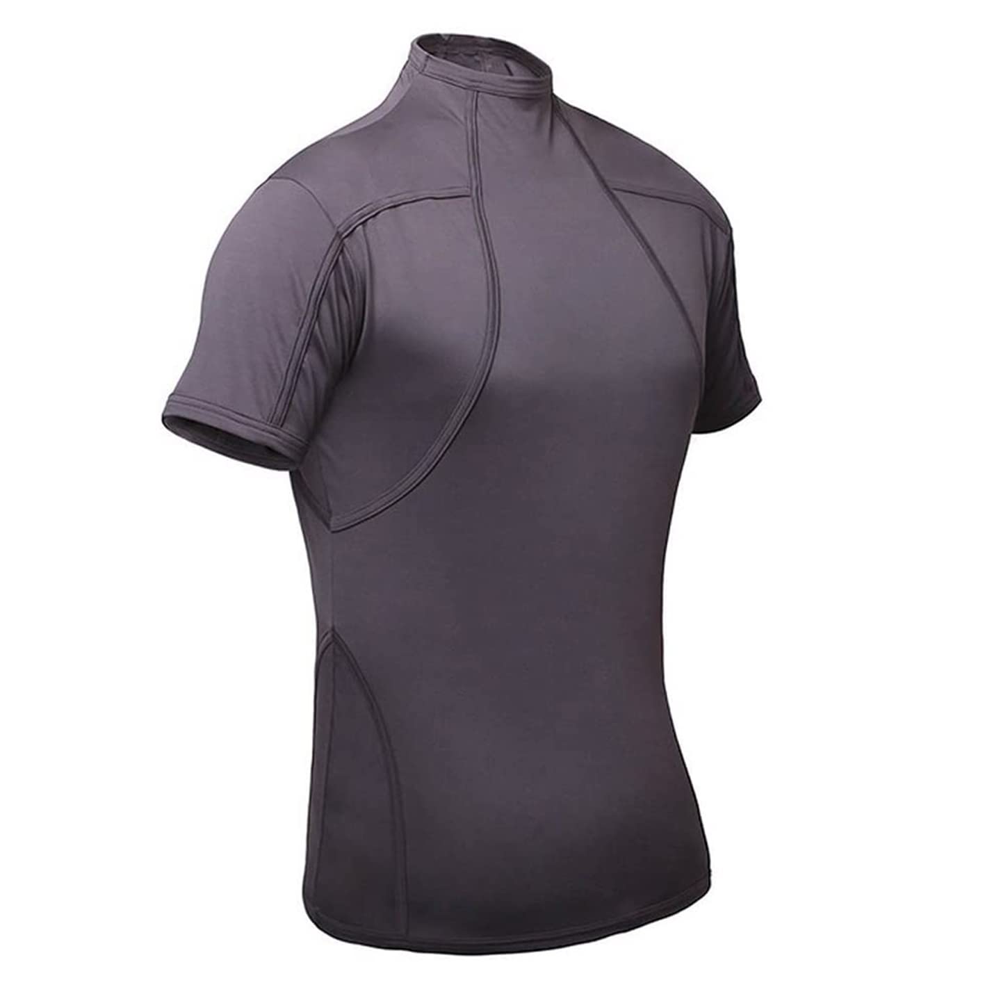 Men's PU Leather Jacket Stand Collar Brown Faux Fur Lined Motorcycle Leon Cosplay Coat Outerwear