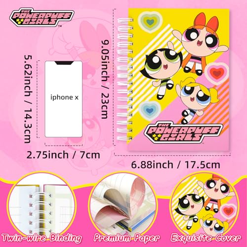 Carnet à spirale à couverture rigide Charon pour filles avec notes de leçons scolaires - 5