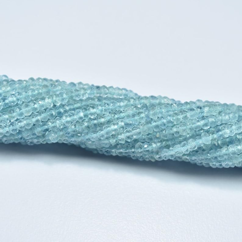 Perline Sfaccettate Rotonde 4x2,5 Mm - Jet AB X12,5 Cm - Foto 8