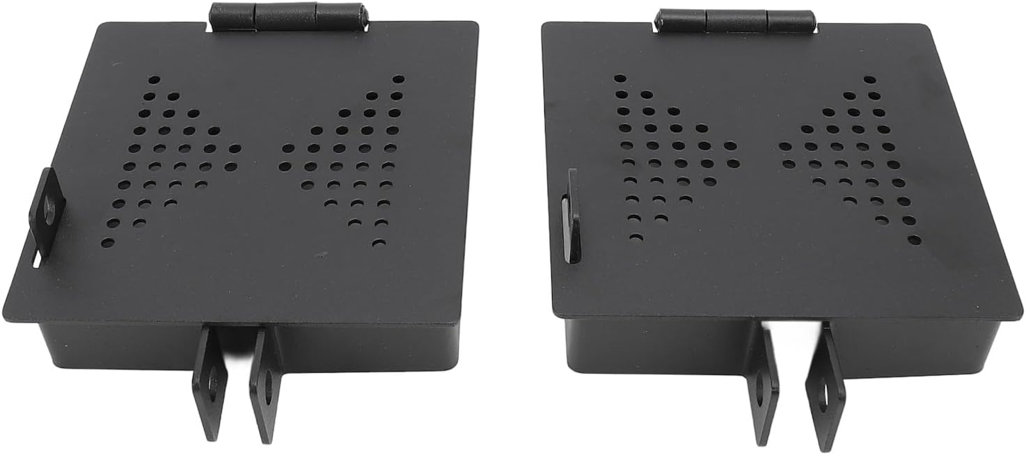 Fabater RV Bumper Cap, Prevent Sewer Hose Falling Off Safety Pin Lock Ventilation Holes Carbon Steel, RV Sewer Hose End Caps with Vent Holes for Travel Trailers and RVs