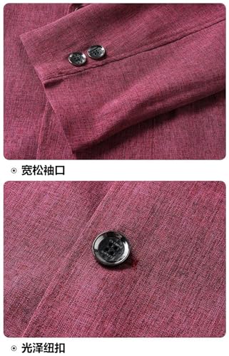 Men's Sun-Protective Suit with A Linen Collar and Two Buttons Along with A Sun-Protective Jacket2