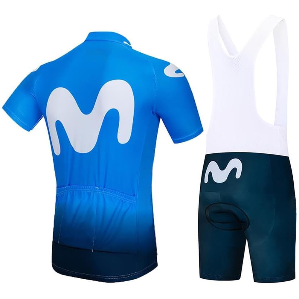 Moxilyn Ropa Ciclismo Hombre Traje de Bicicleta Ciclismo Conjunto para Verano Maillot Ciclismo Hombre+9D Gel Culotte Ciclismo