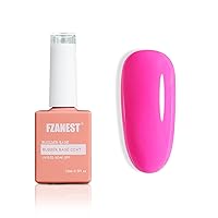 Vista 19 de FZANEST - Gel de base de goma para uñas, esmalte de uñas de gel transparente de formación, capa base de goma elástica, gel de extensión en una