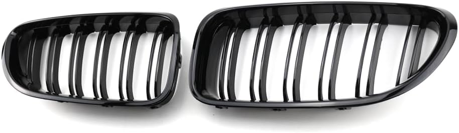 For BMW M6 Style Grille Grill 650i 640i F06 F12 F13 Gloss Black 2012-2018