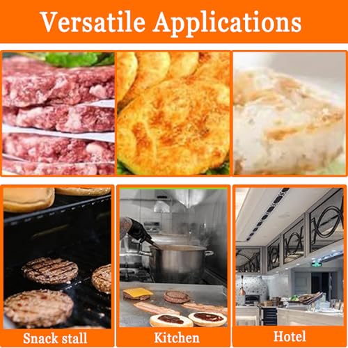 Machine à burger professionnelle 10 cm avec lot de 500 papiers