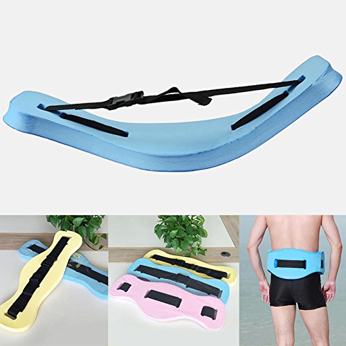 HONUTIGE Swimming Buoyancy Belt, Adjustable Swim Belt, EVA Foam Floating Swim Waist Belt, Water Aerobics Exercise Belt Safe Swimming Training Aid Float Board for Adults, Kids and Youth - Thumbnail 2