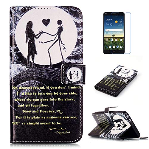 ZTE Sequoia Case, ZTE Blade Z MAX Case, ZTE Z982 Case, Mellonlu Premium PU Leather Flip Fold Cover Stand Card Holder Wallet Protective Case for ZTE Z982 (Not fit ZTE Zmax Pro Z981/ZTE Blade X)