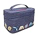 Travel Toiletry Bag Makeup Organizer - 100% Waterproof with Folding Design – Perfect for Cosmetics, Food or Travel Accessories – Compact Bathroom Storage Dop Kit – TSA Approved and Leak-Proof – B0NUS Shower Cap