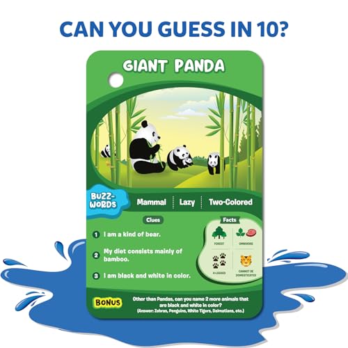 image for Skillmatics Card Game - Guess in 10 Splash, Educational Toy & Game for