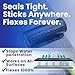 Liquid Rubber Waterproof Sealant - Rubber Paint - All Surface Leak Repair Indoor and Outdoor Flexible Roof Sealant, Water-Based, Easy to Apply, Original Black, 4.75 Gallon