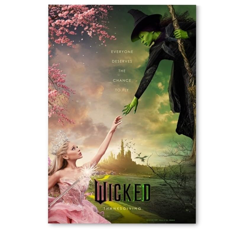 Amazon.co.jp: 映画ポスター ウィキッド ふたりの魔女 Wicked 11×17