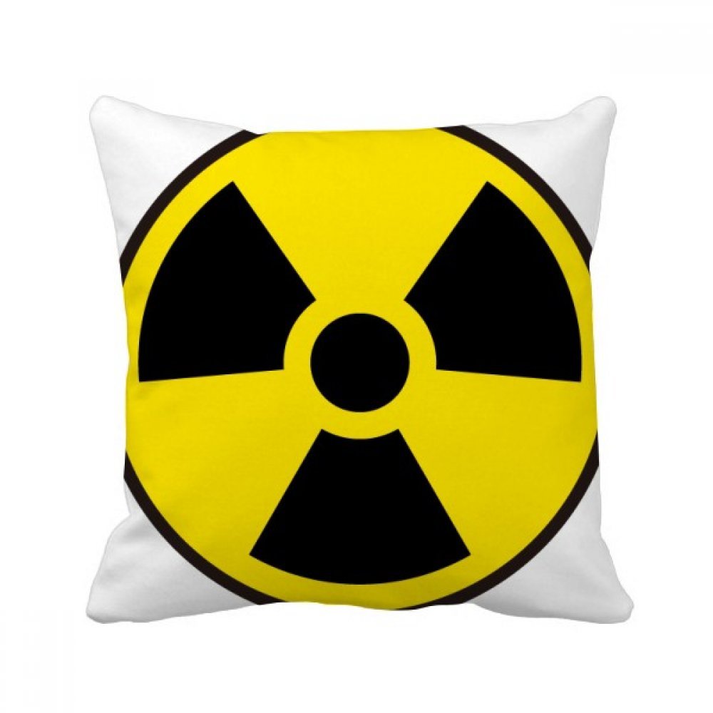 Coussin symbole chimique jaune pour raviver la décoration fade de votre salon