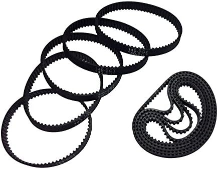 BEMONOC 3D Priner Parts GT2 140-2GT-6 Timing Belt L=140mm W=6mm 70 Teeth in Closed Loop Pack of 10pcs