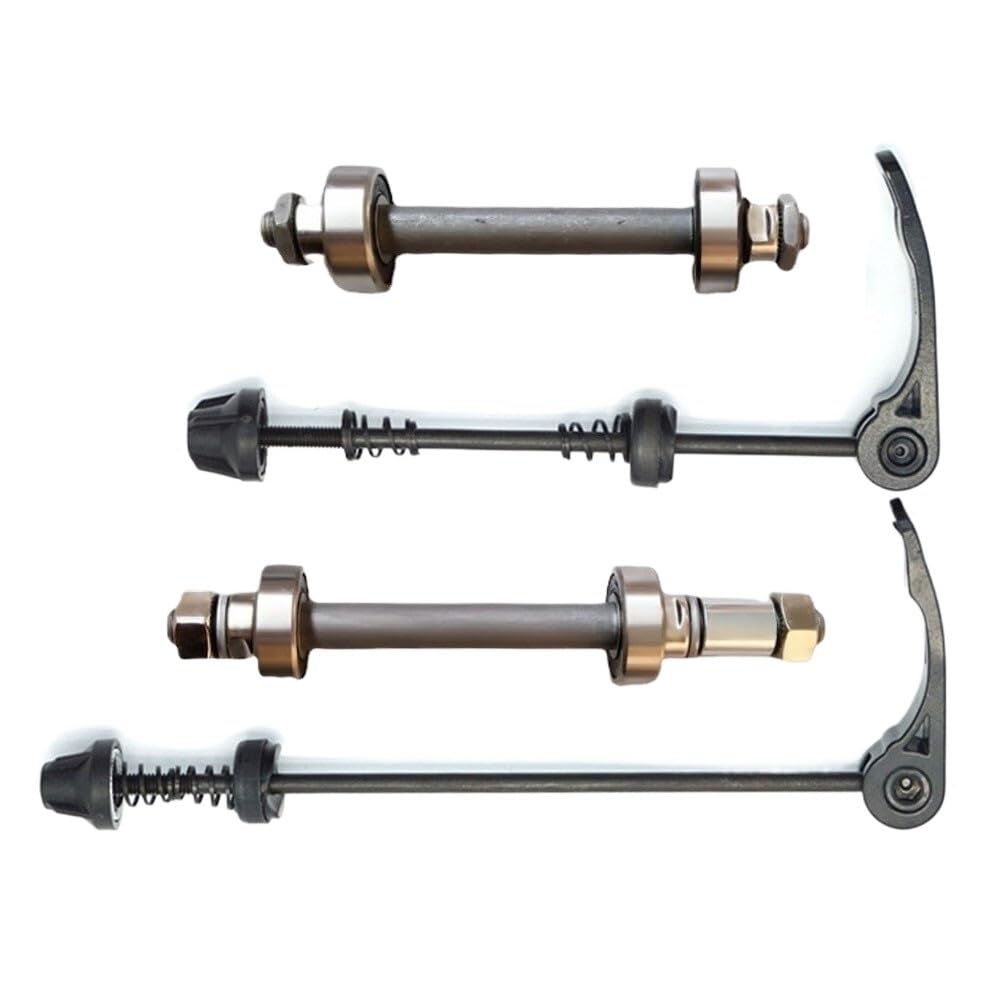Fahrrad Schnellspanner Mountainbike Fahrrad Radnabe Vorne Und Hinten Schnellspanner Achsen Hebel Mit 2 Lager Vorderrad Hinterrad Achse Zubehör Schnellspanner Fahrrad(Front and Rear)