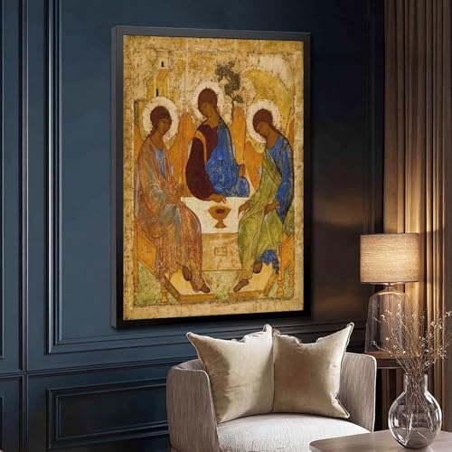 The Holy Trinity Andrei Rublev cadre toile décoration salon maison