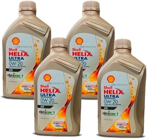 Kit Troca 4 L Oleo Shell Helix Ultra Professional 0W-20 Dexos 1 S...