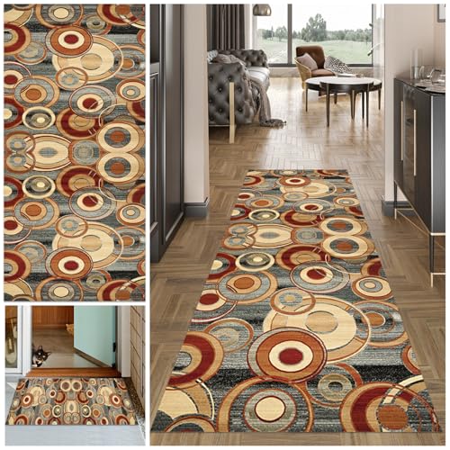 Tapis de cuisine devant évier 100 x 280 cm lavable et antidérapant en caoutchouc