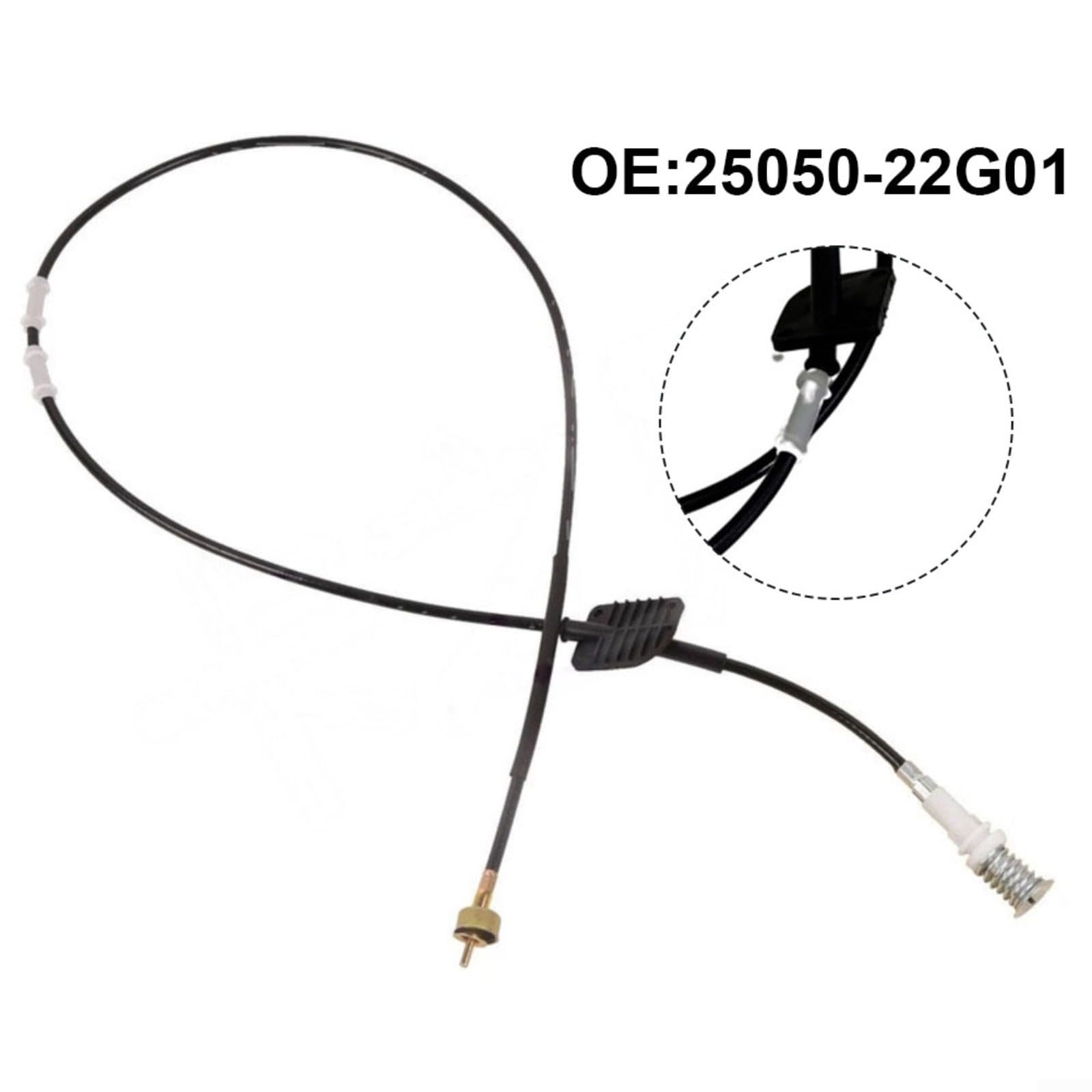 Kabel do prędkościomierza D21 Pickup Navara Ute 1986-1997, zamiennik do OEM 25050-22G01, wytrzymała konstrukcja z metalu i tworzywa sztucznego do silników TD25 BDI