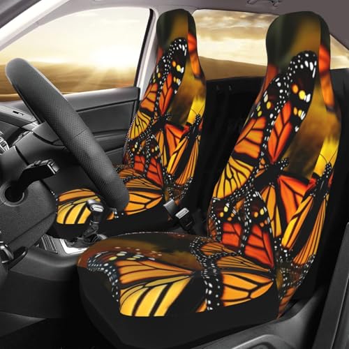 Housse de siège avant de voiture Monarch Butterflies imperméable