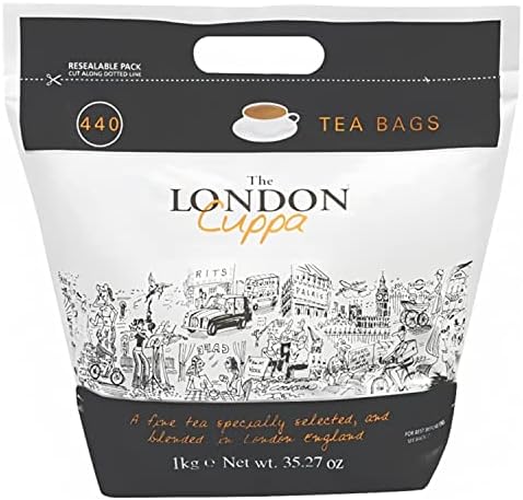 London Cuppa Tea | 440 Teabags | English breakfast Tea | Properly Sealed Teabags | Rich and Full-Bodied Tea | The Great Taste of London Cuppa